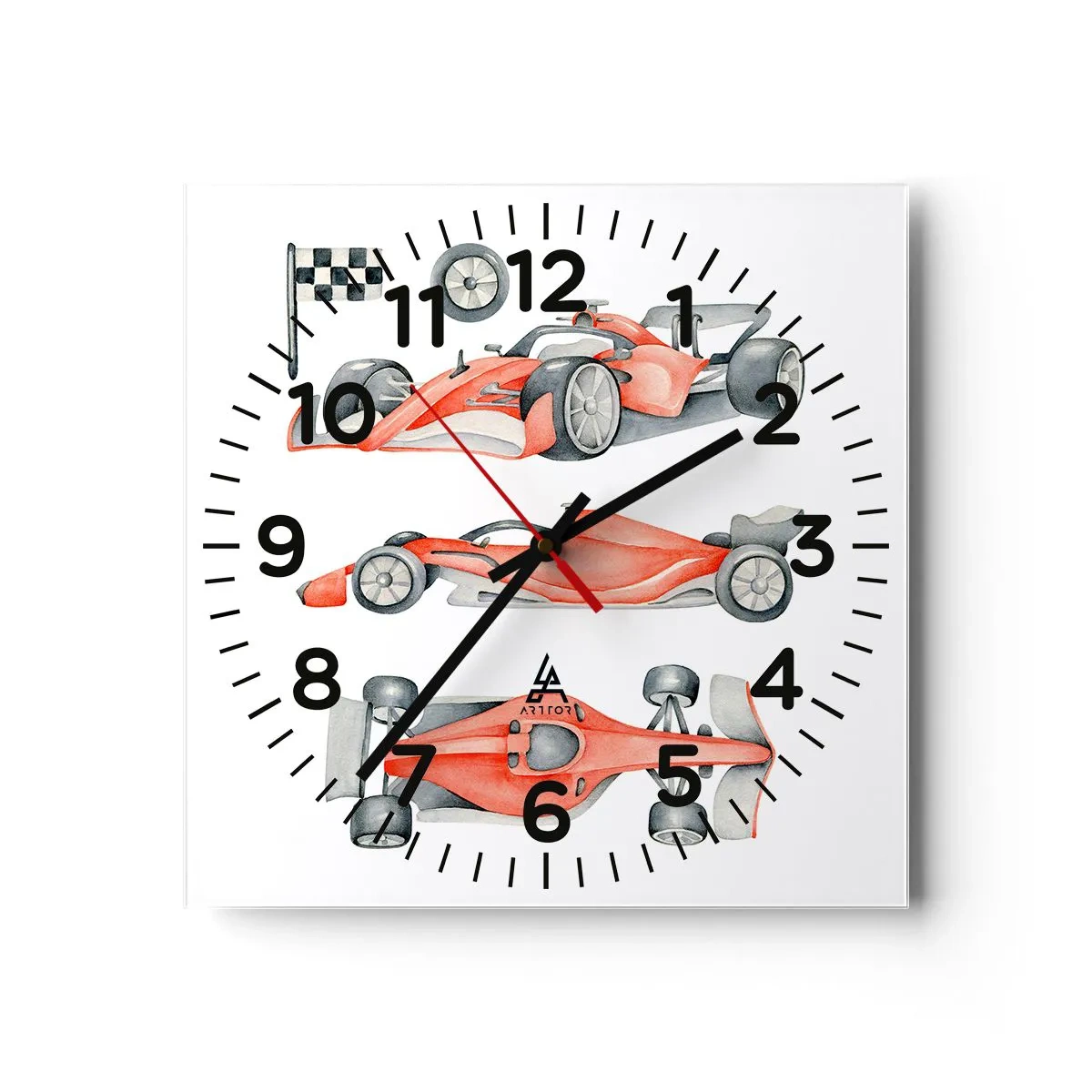 Horloge murale - Pendule murale - poursuis ton rêve - 40x40 cm