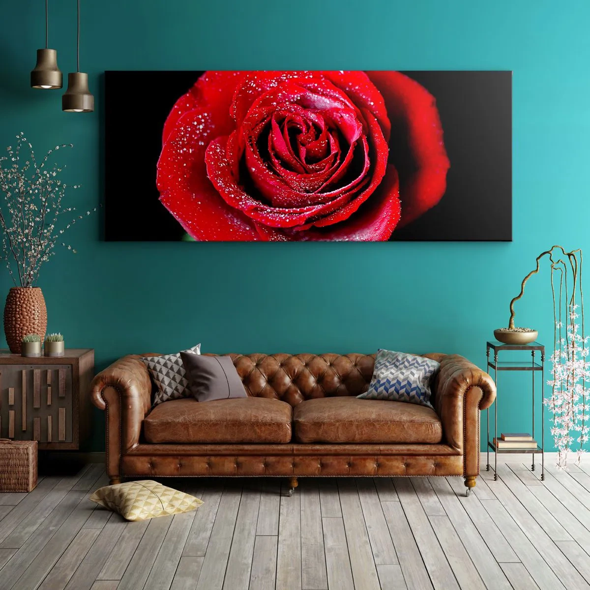 Impression sur toile - Image sur toile - C'est ça l'amour - 100x40 cm