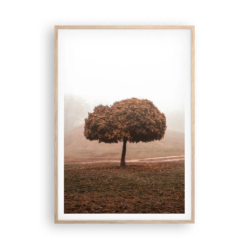 Affiche dans un chêne clair - Poster - Après un été chargé - 70x100 cm