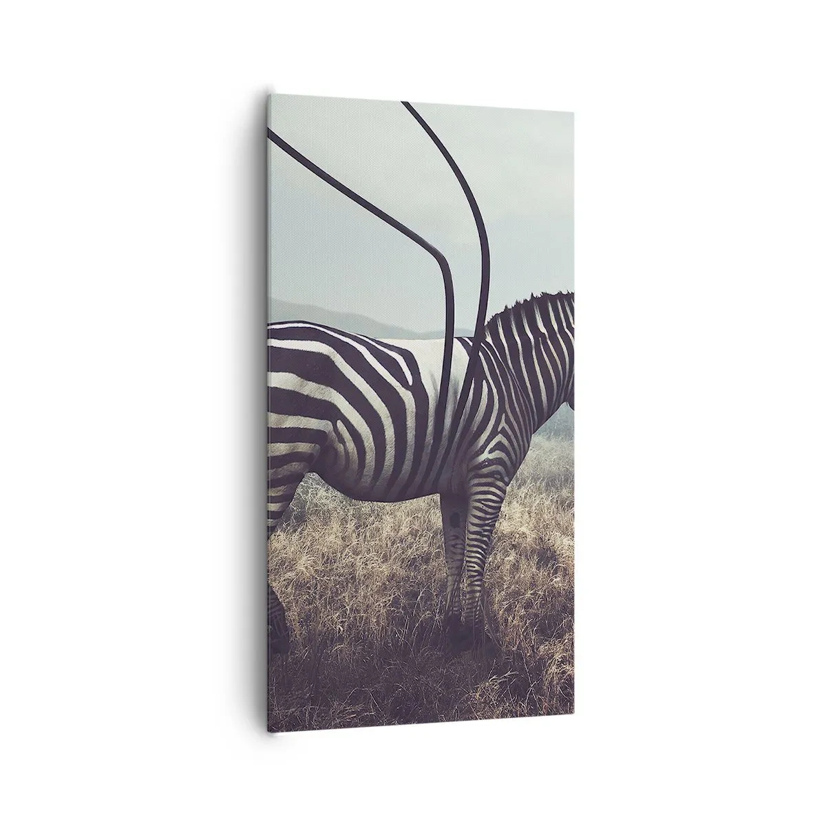 Impression sur toile - Image sur toile - Attention! Malfaçon - 65x120 cm