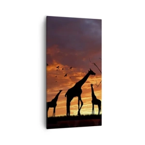 Impression sur toile - Image sur toile - Un petit dîner avec vos proches - 55x100 cm