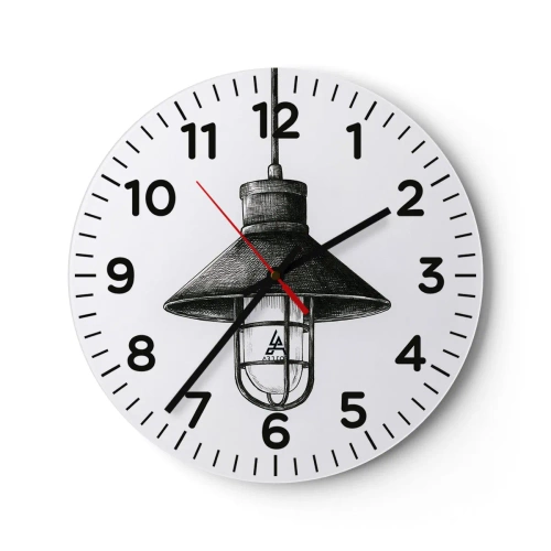 Horloge murale - Pendule murale - Comme il y a des années… - 40x40 cm
