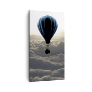 Impression sur toile - Image sur toile - Un vagabond au dessus des nuages - 55x100 cm