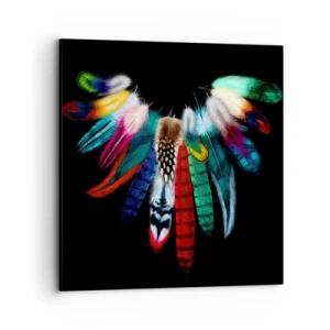 Impression sur toile - Image sur toile - Collier indien - 70x70 cm