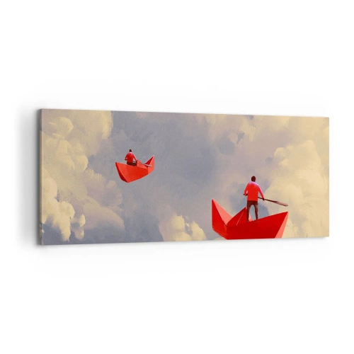 Impression sur toile - Image sur toile - Expédition des Rêveurs - 100x40 cm