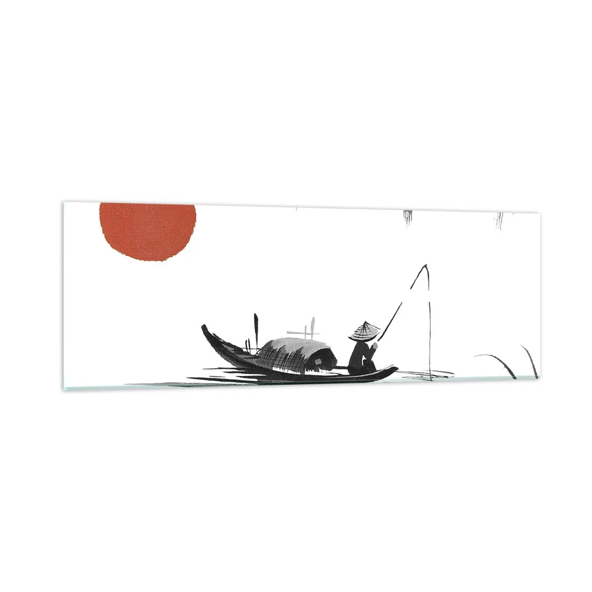 Impression sur verre - Image sur verre - Après-midi asiatique - 90x30 cm