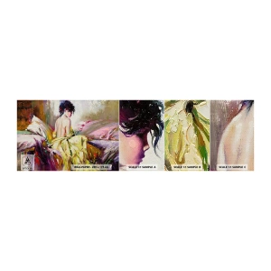 Échantillon De Papier Peint Standard Eco - Entre les lèvres et le bord de la tasse - Femme, Corps, Morceau - 100x30 cm