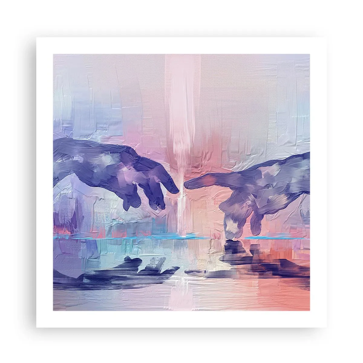 Affiche - Poster - Divine étincelle de vie - 60x60 cm