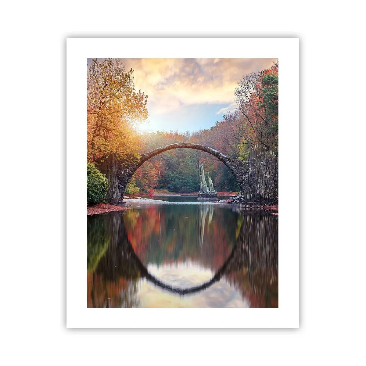 Affiche - Poster - De l'autre cote du miroir - 40x50 cm