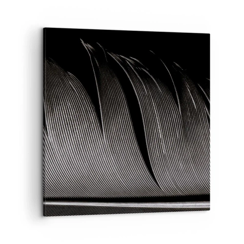 Impression sur toile - Image sur toile - La plume – un design magnifique - 50x50 cm