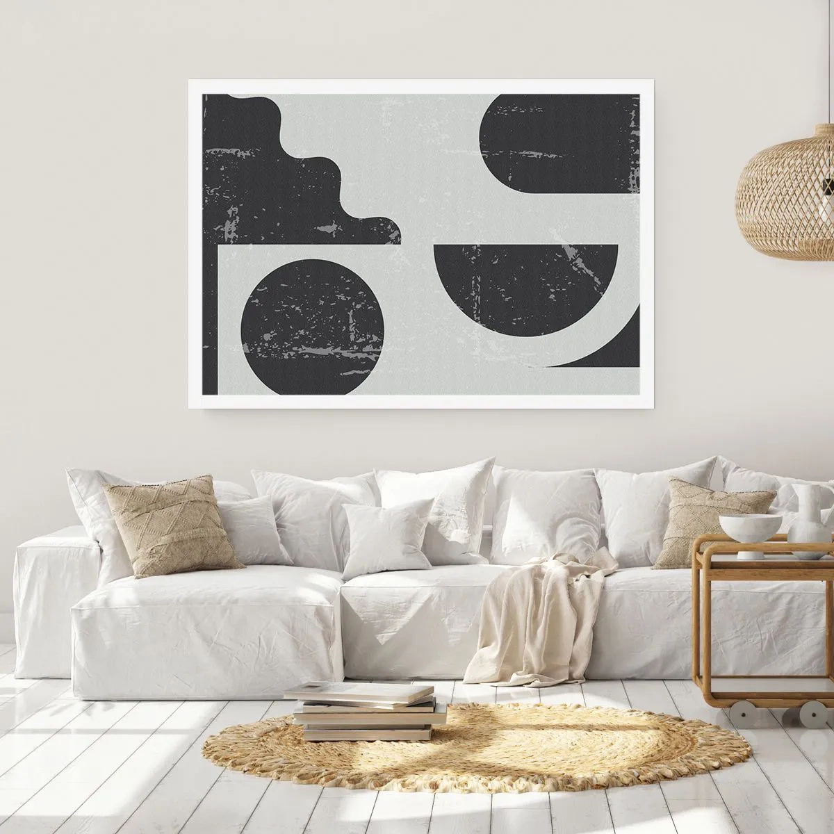 Affiche - Poster - Composition dessus et dessous - 40x30 cm