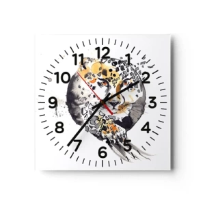 Horloge murale - Pendule murale - Drapieżna uroda - 30x30 cm