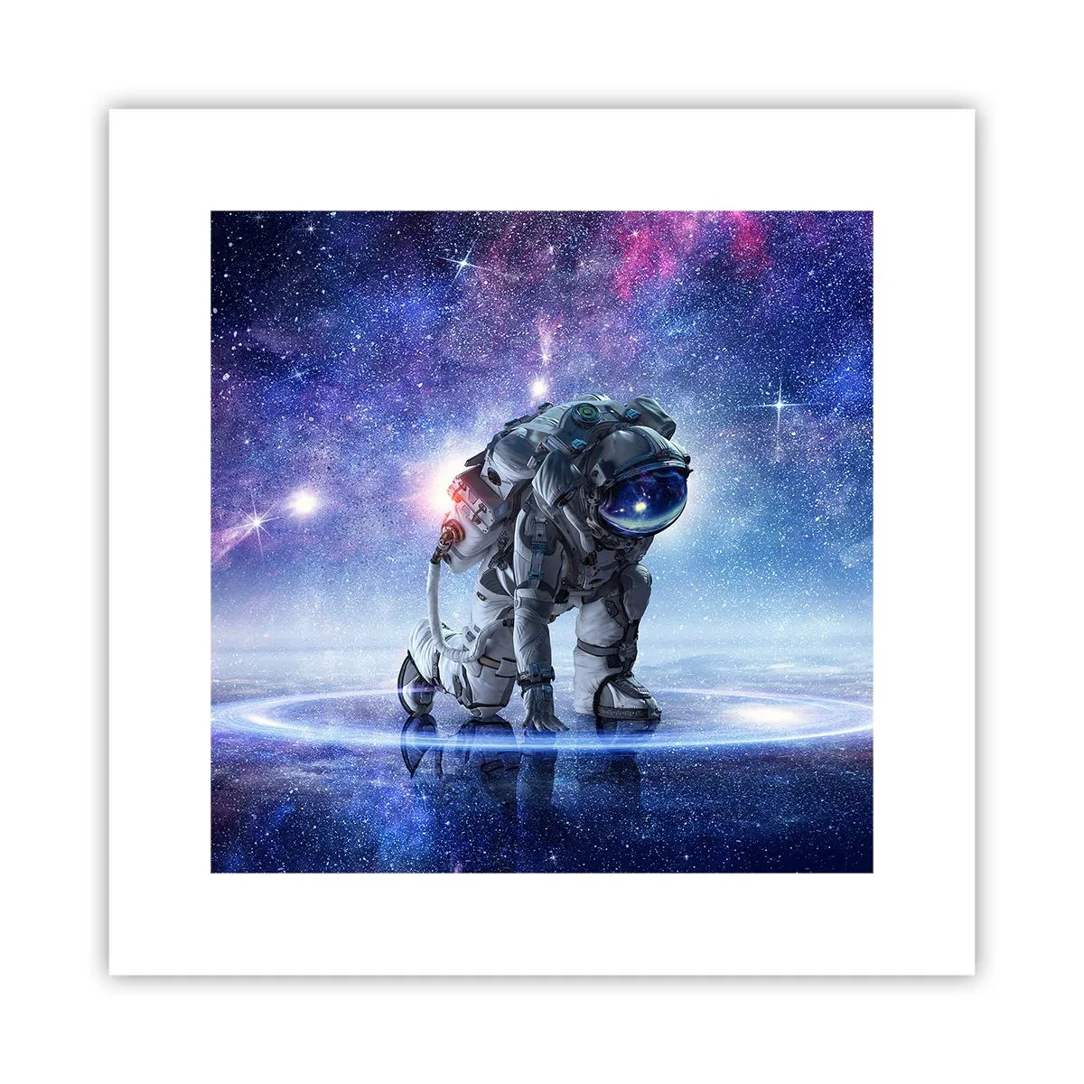 Affiche - Poster - Le ciel étoilé au dessus de moi - 30x30 cm