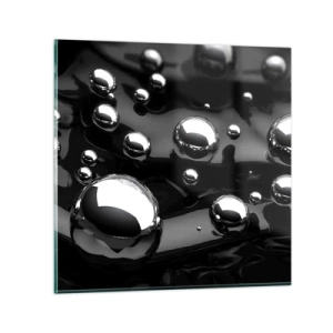 Impression sur verre - Image sur verre - D'un ton noir - 70x70 cm