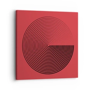 Impression sur toile - Image sur toile - Mouvement circulaire - 30x30 cm