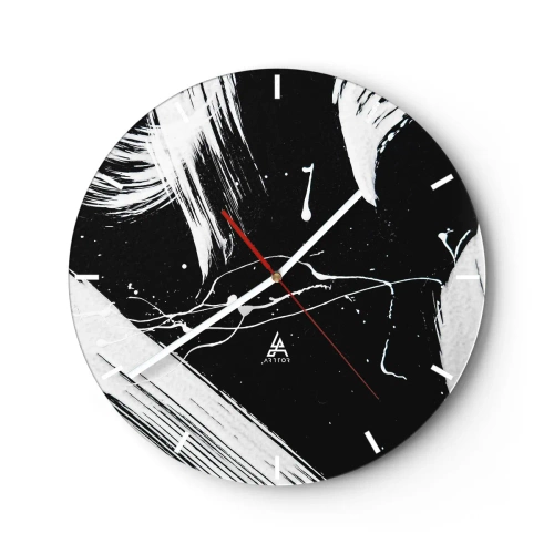 Horloge murale - Pendule murale - Briser les ténèbres - 40x40 cm