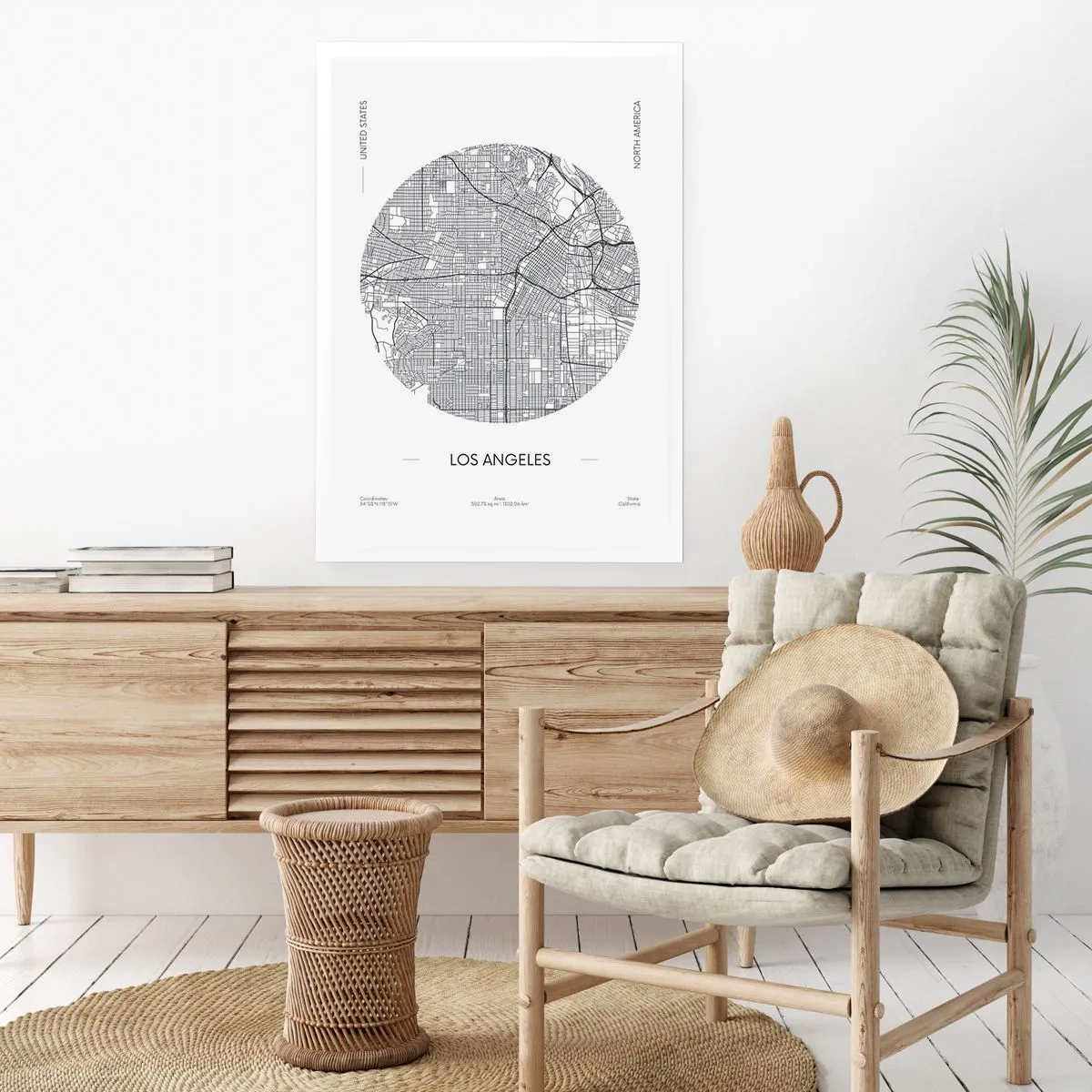 Affiche - Poster - Anatomie de Los Angeles - 30x40 cm