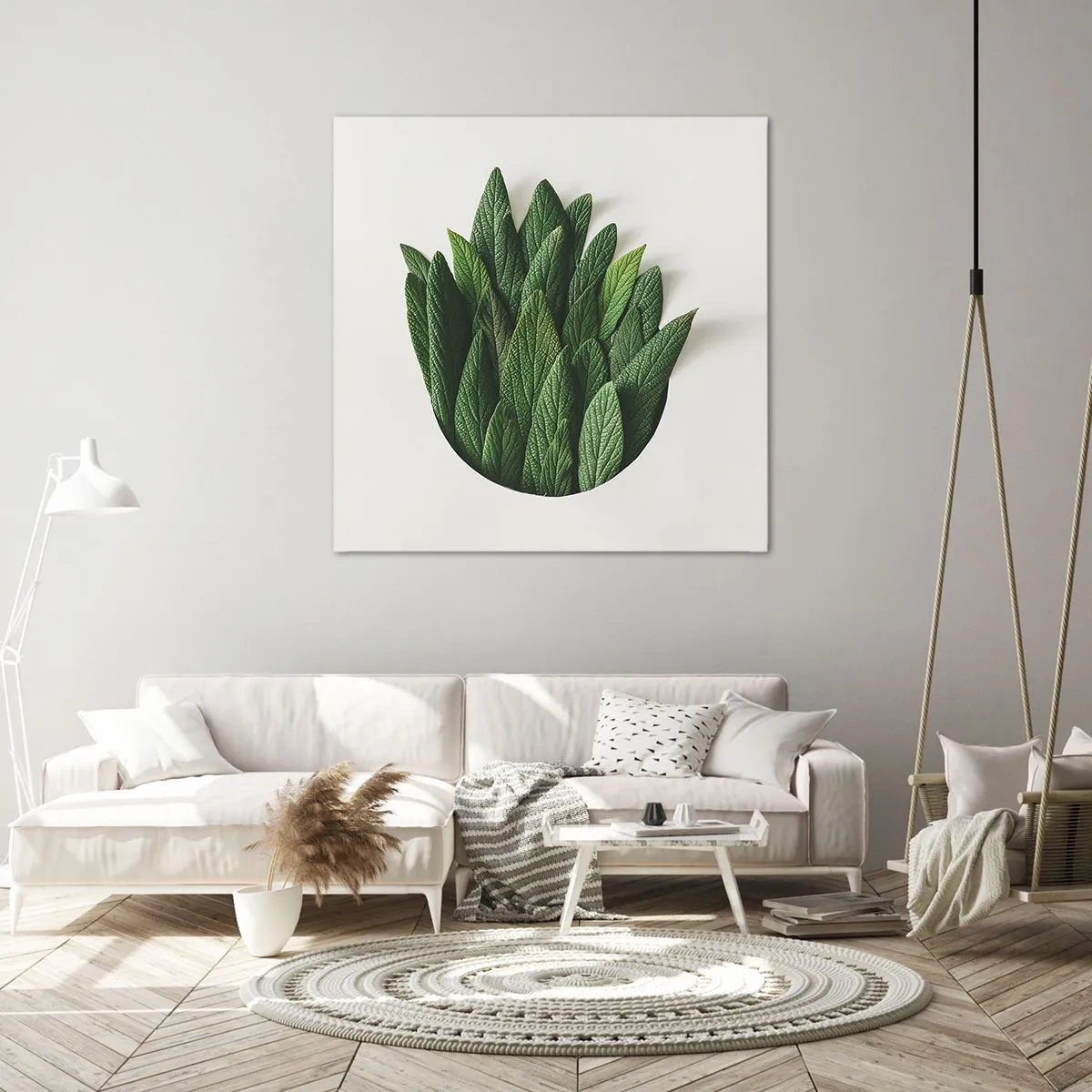 Impression sur toile - Image sur toile - Curiosité sans retenue - 40x40 cm