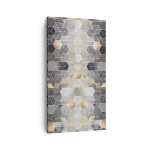 Impression sur toile - Image sur toile - Composition de diamants - 45x80 cm