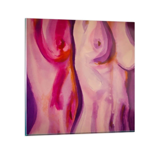 Impression sur verre - Image sur verre - Ode à la féminité - 40x40 cm