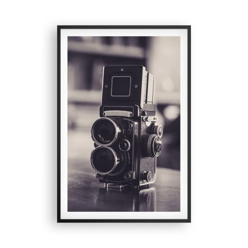 Affiche dans un cadre noir - Poster - La magie de la photographie ancienne - 61x91 cm