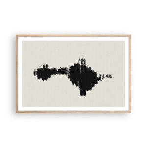 Affiche dans un chêne clair - Poster - Vibrations de l'imagination - 91x61 cm