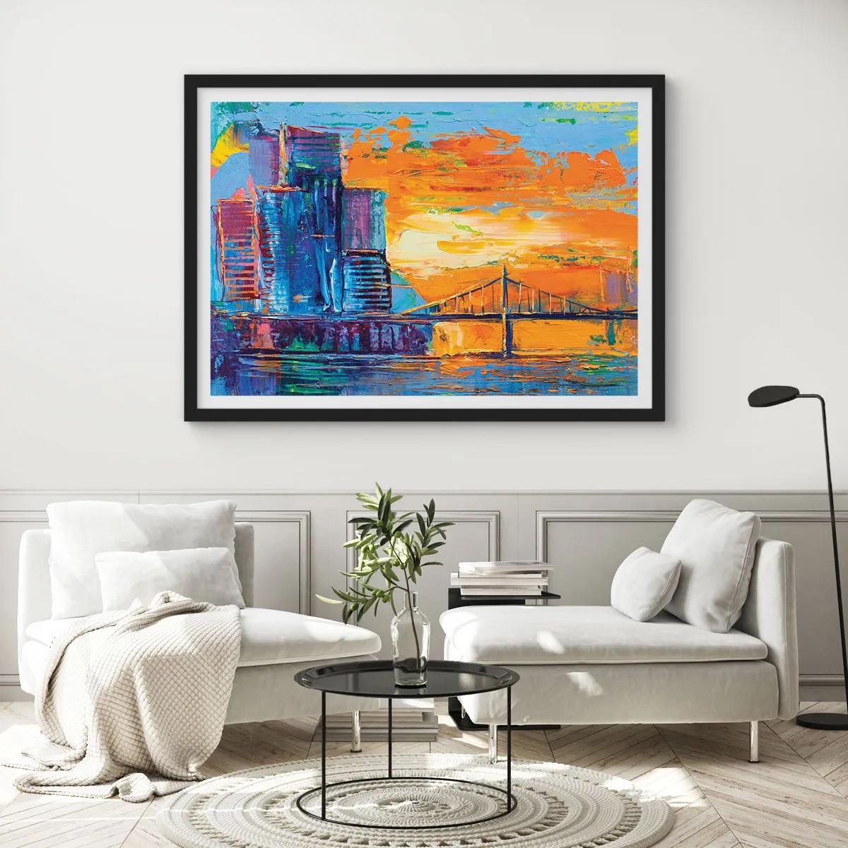 Affiche dans un cadre noir - Poster - Culture et nature - 50x40 cm
