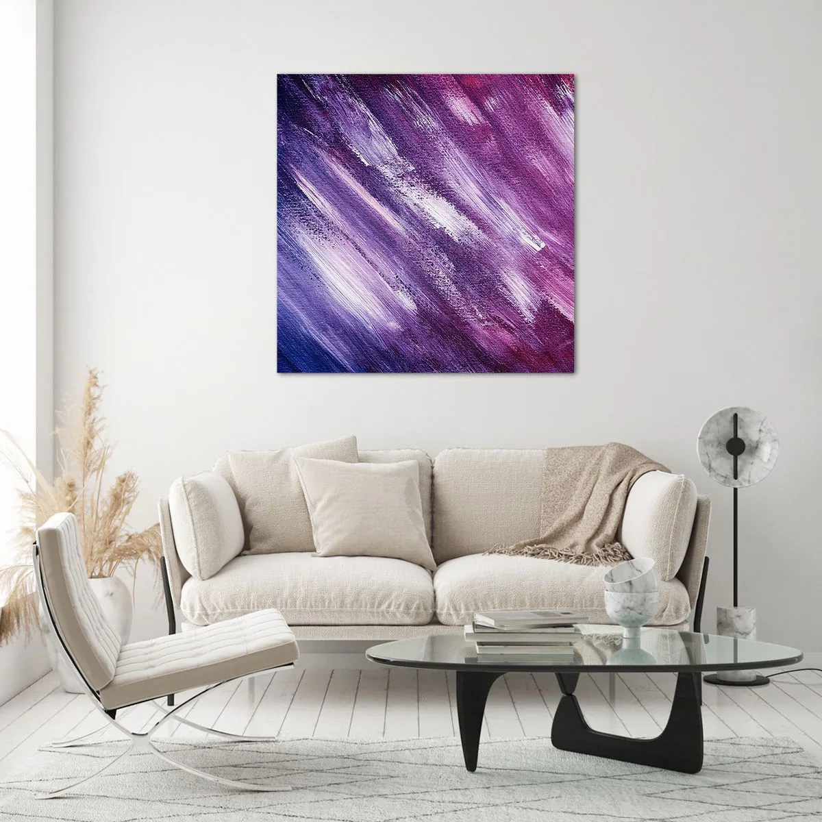 Impression sur verre - Image sur verre - Quand le vent ensoleillé souffle - 70x70 cm