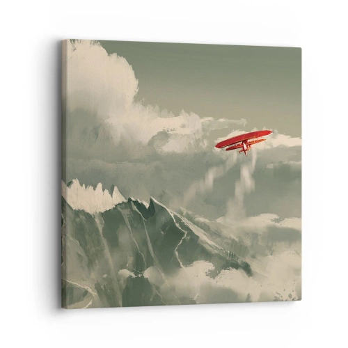 Impression sur toile - Image sur toile - Pionnier intrépide - 30x30 cm