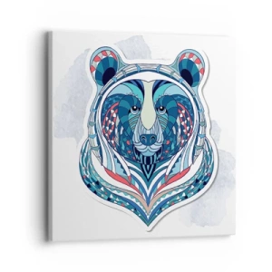 Impression sur toile - Image sur toile - Vive le Groenland ! - 30x30 cm