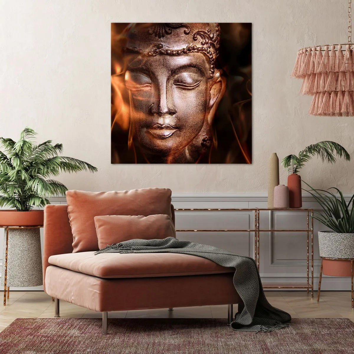 Impression sur toile - Image sur toile - Il n'existe qu'ici et maintenant - 60x60 cm