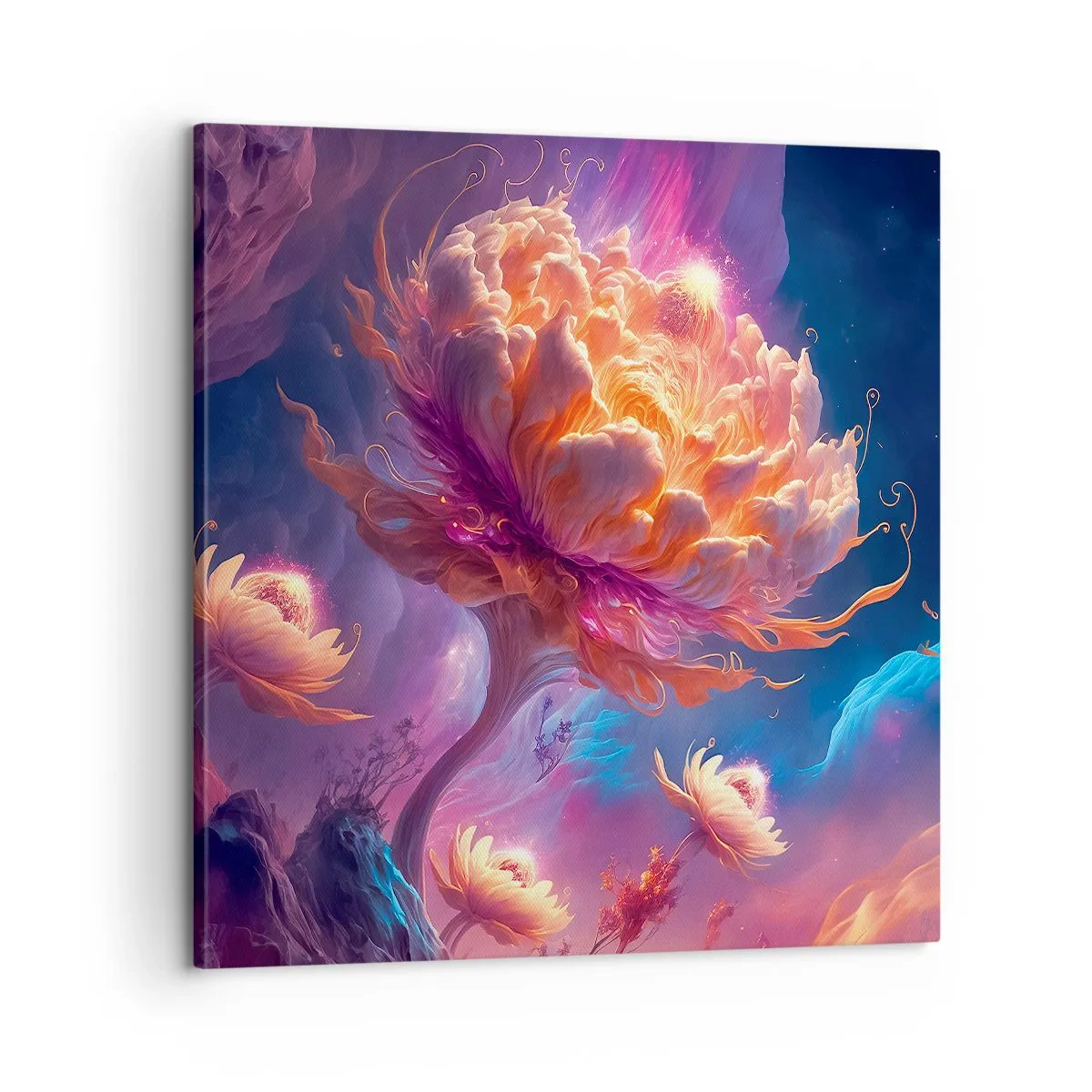 Impression sur toile - Image sur toile - Un autre monde - 60x60 cm