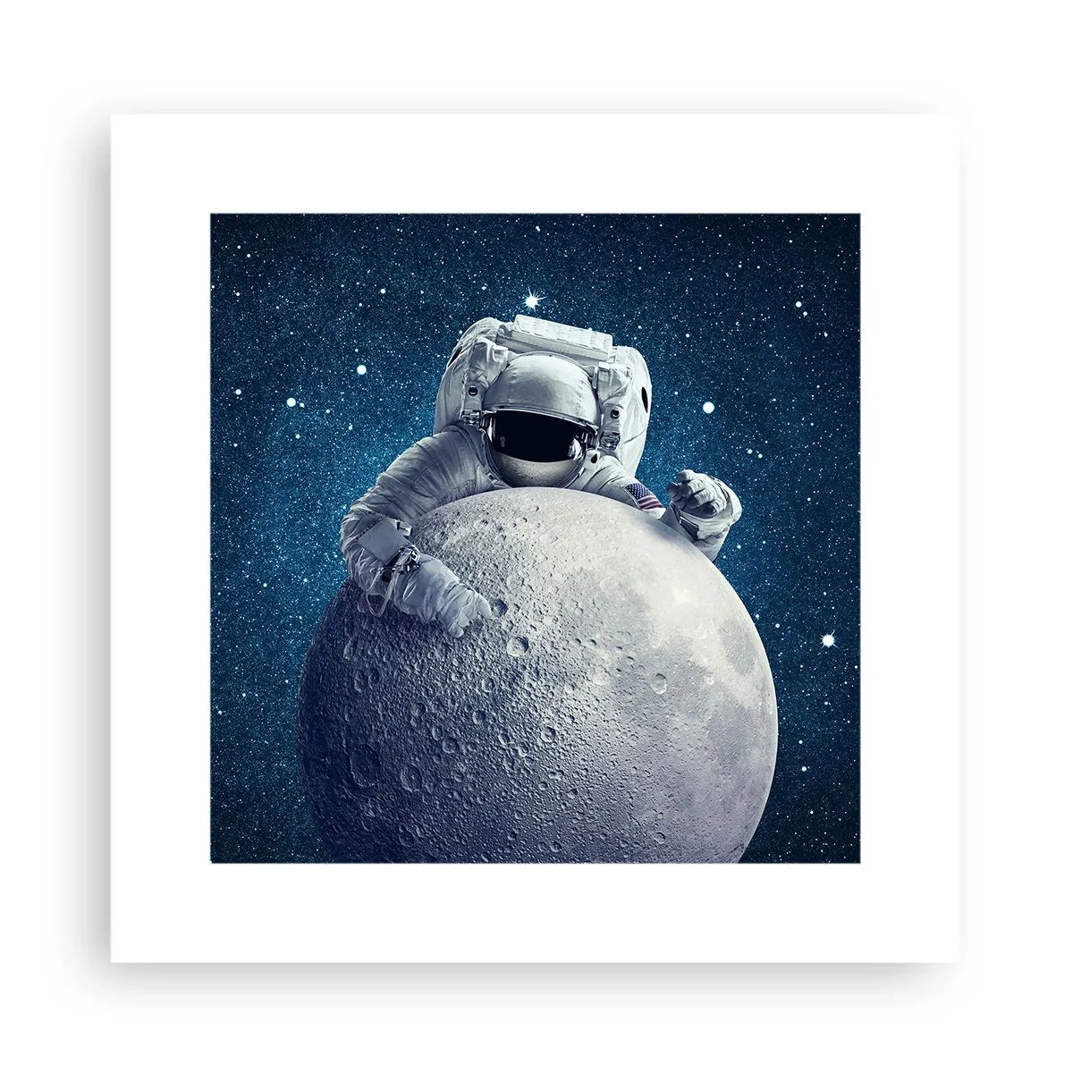 Affiche - Poster - Comique de l'espace - 30x30 cm