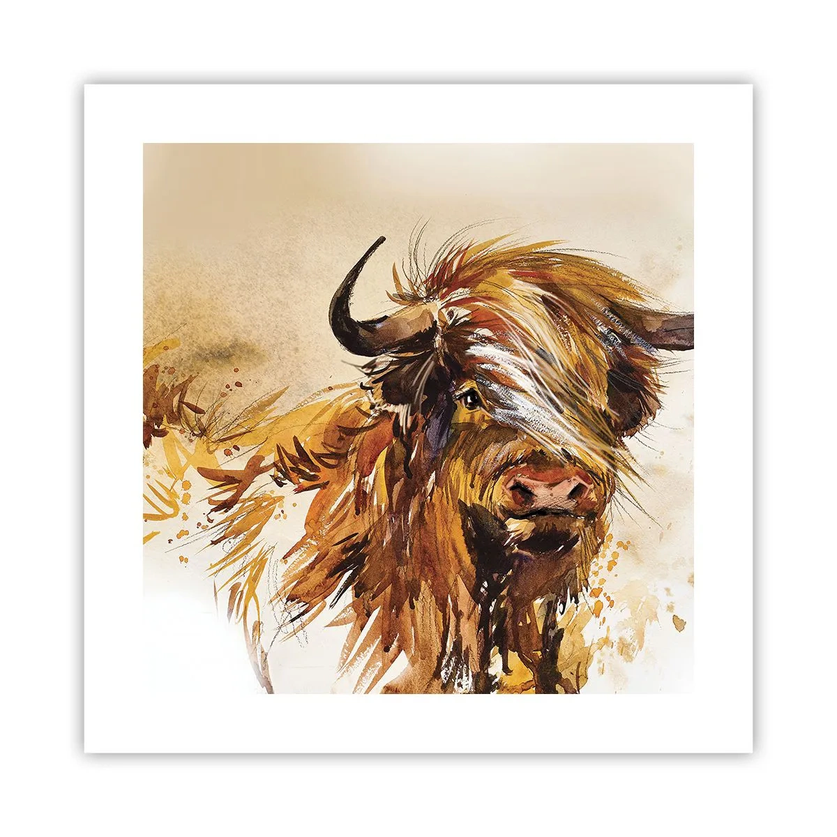 Affiche - Poster - Fierté du chasseur - 40x40 cm