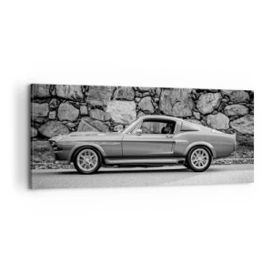 Impression sur toile - Image sur toile - Légende des années 60 - 100x40 cm