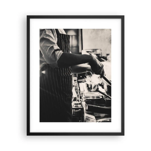 Affiche dans un cadre noir - Poster - Alchimie des saveurs - 40x50 cm