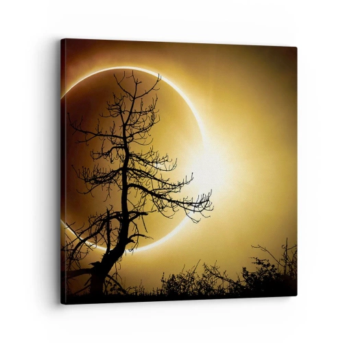 Impression sur toile - Image sur toile - Éclipse totale - 30x30 cm