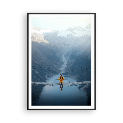 Affiche dans un cadre noir - Poster - Ravi de la suspension - 70x100 cm