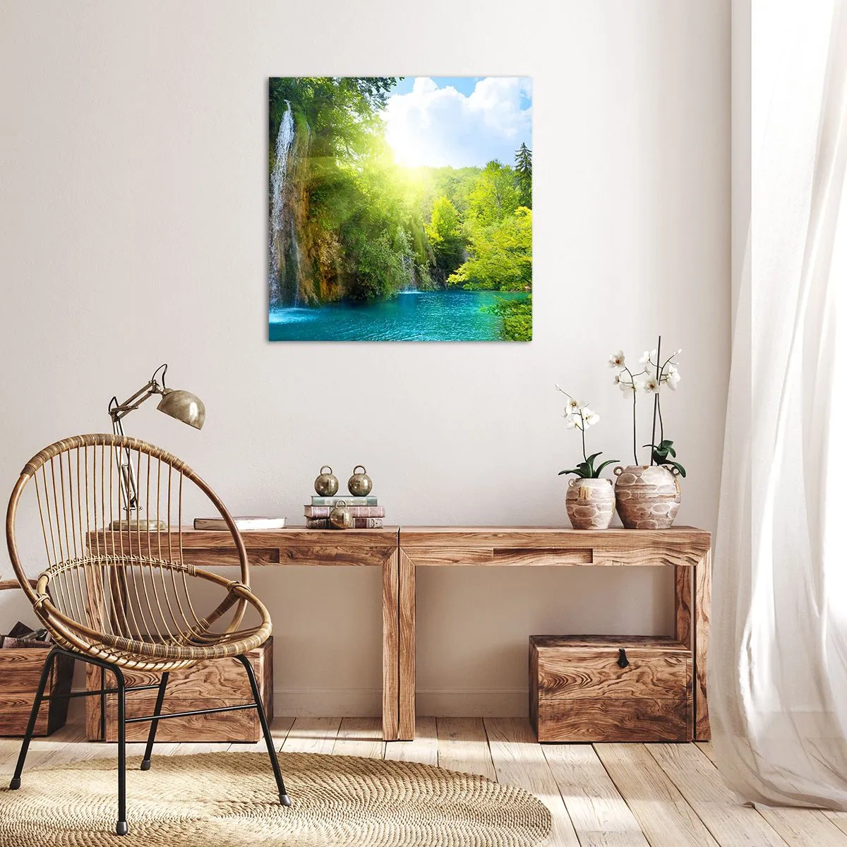 Impression sur toile - Image sur toile - Ce doit être le paradis ici - 70x70 cm