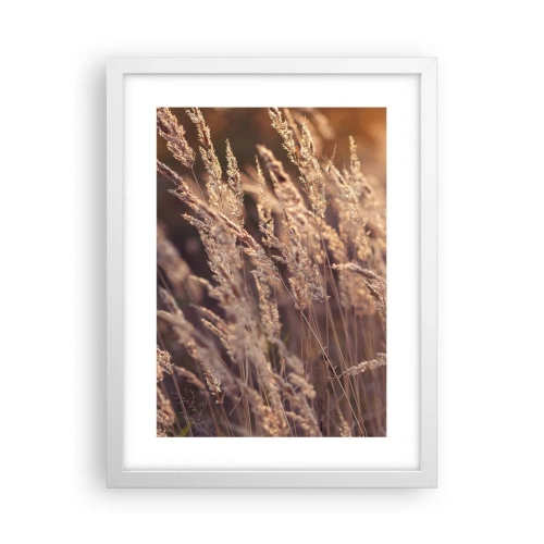 Affiche dans un cadre blanc - Poster - Prêt à accueillir l'automne - 30x40 cm