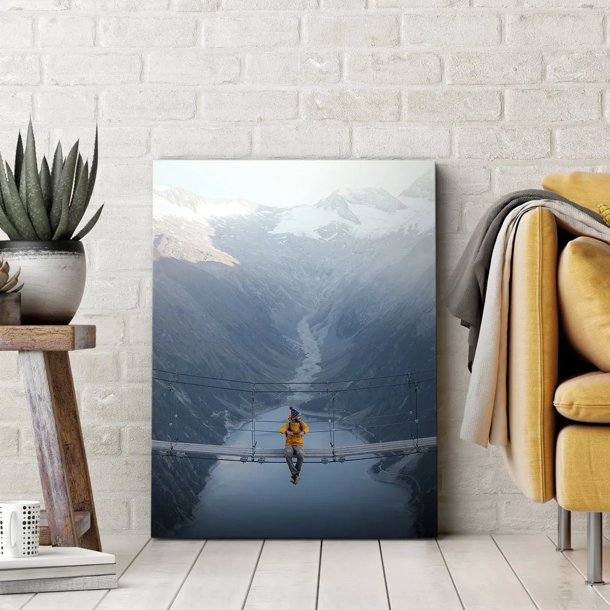 Impression sur toile - Image sur toile - Ravi de la suspension - 80x120 cm