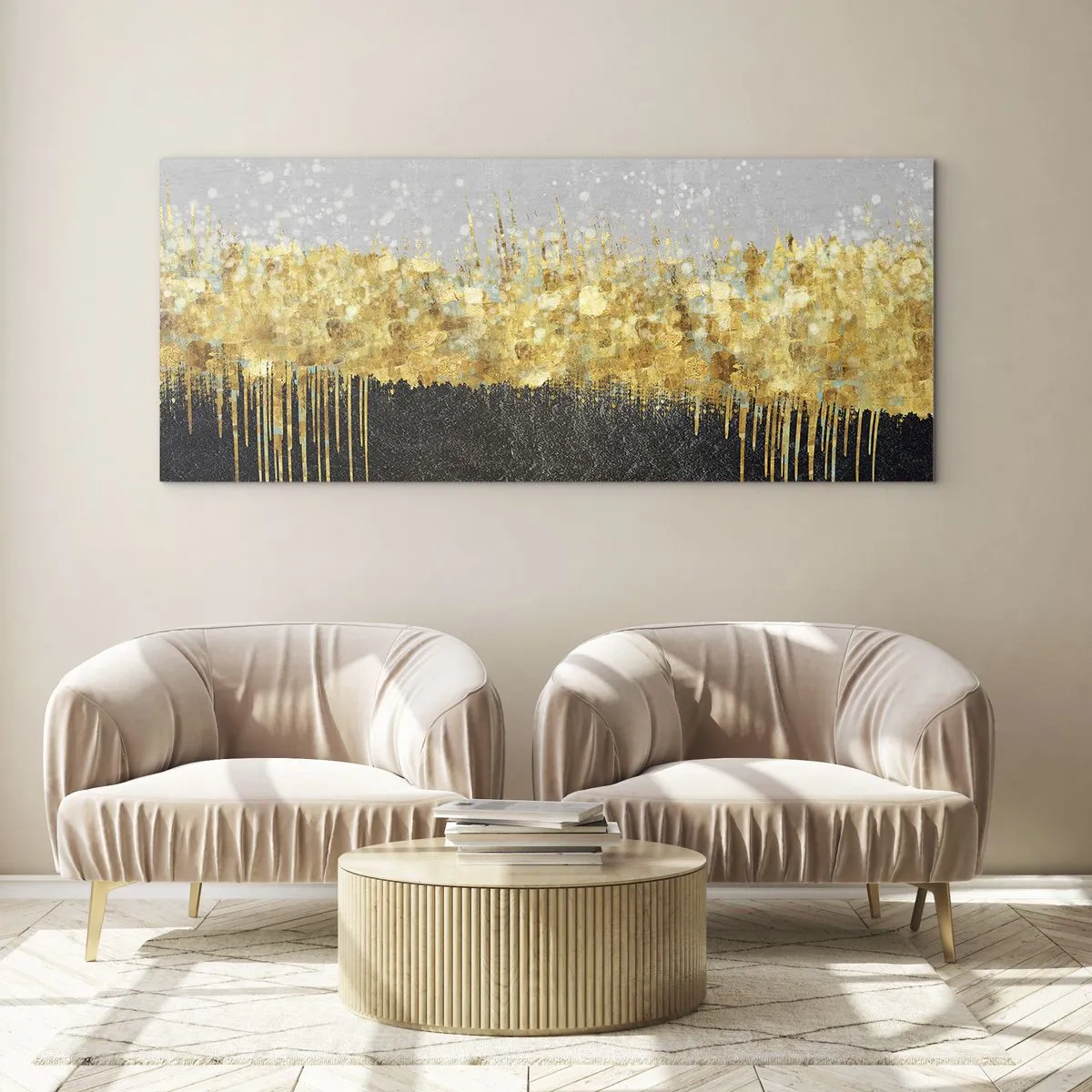 Impression sur verre - Image sur verre - Vers l'intérieur et vers le haut - 100x40 cm