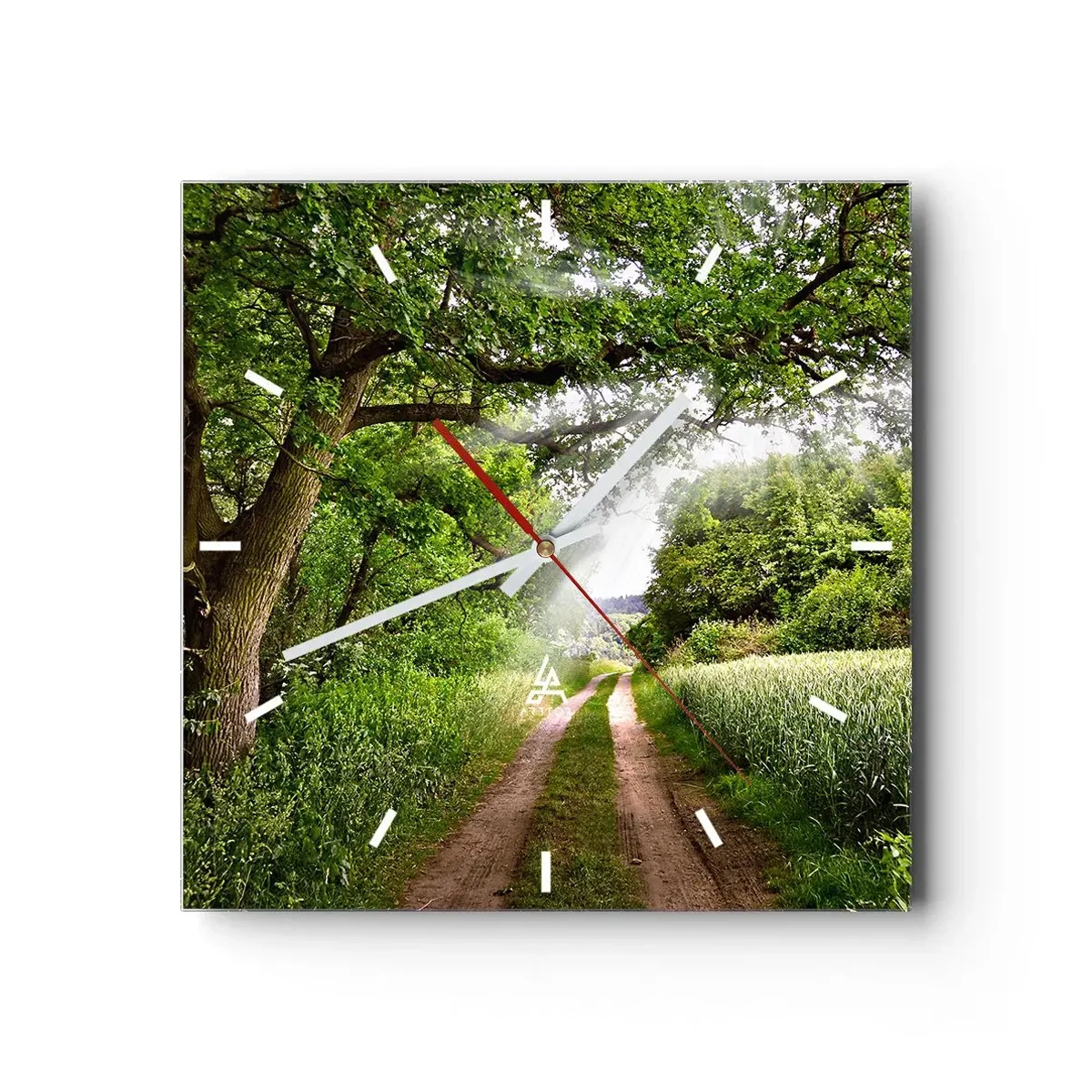 Horloge murale - Pendule murale - Et in Arcadia ego - 40x40 cm