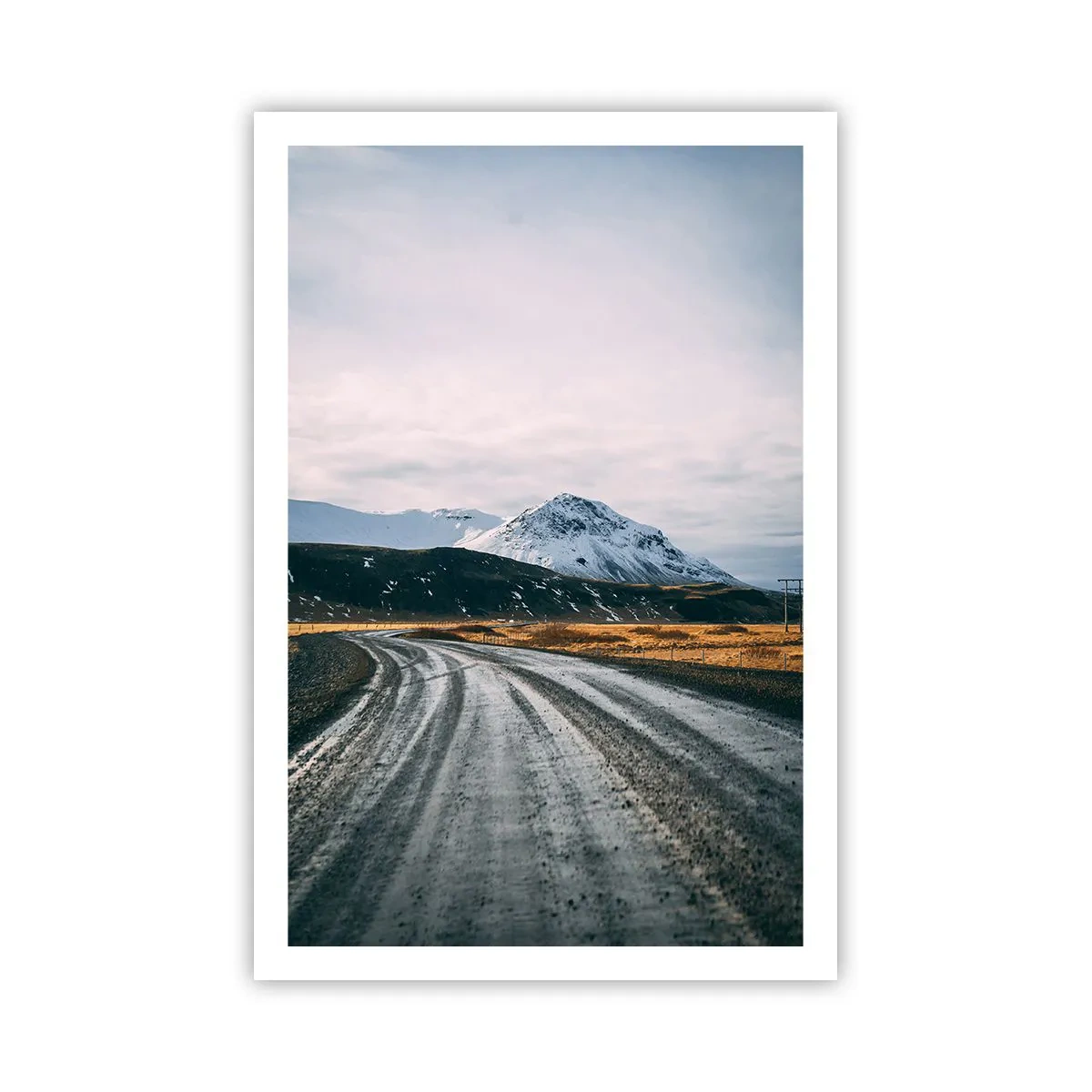 Affiche - Poster - Dans un climat islandais - 61x91 cm