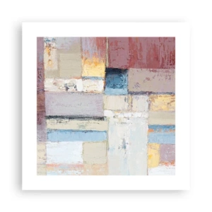 Affiche - Poster - Le calme de la géométrie - 40x40 cm