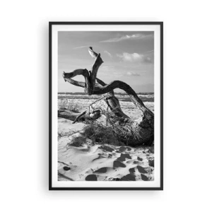 Affiche dans un cadre noir - Poster - Sculpture marine - 61x91 cm