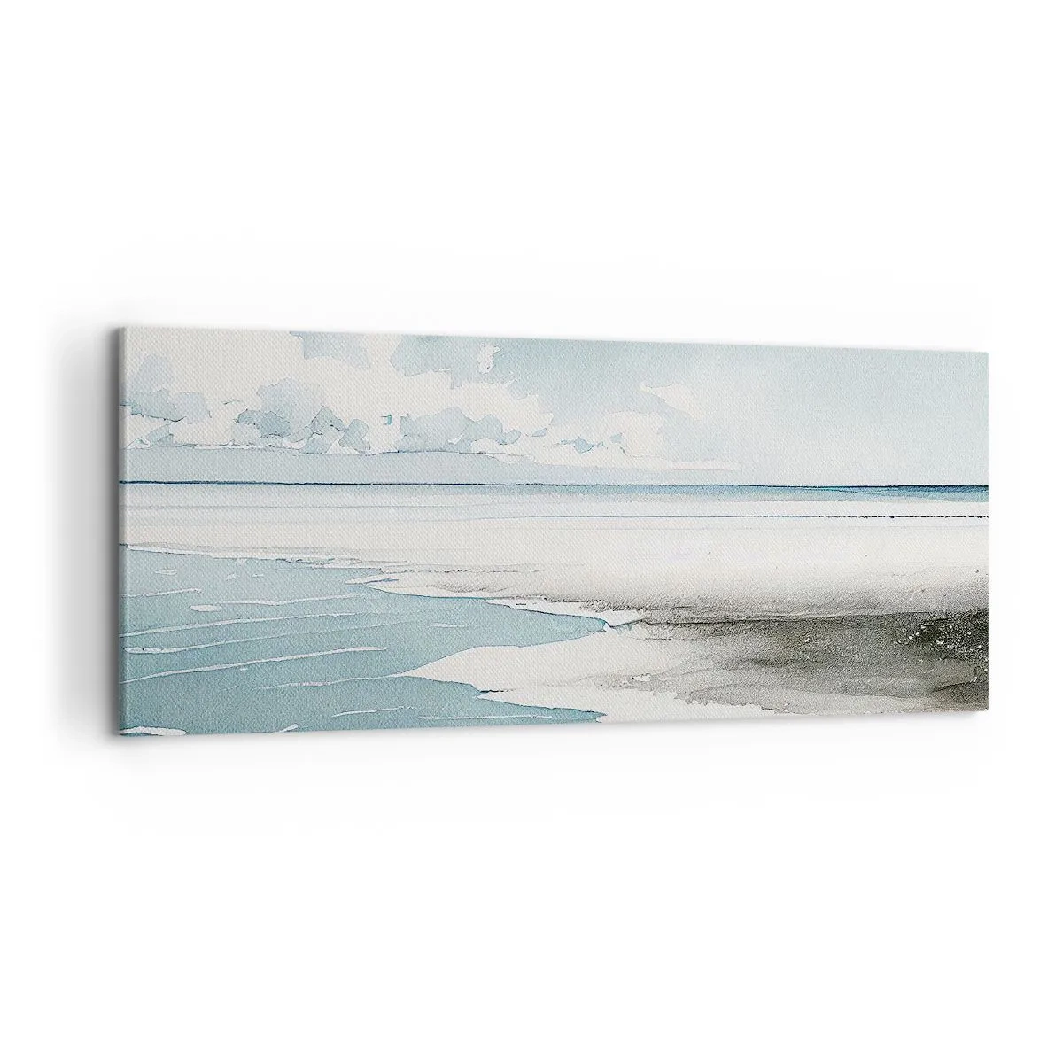 Impression sur toile - Image sur toile - Marée douce - 100x40 cm