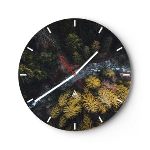 Horloge murale - Pendule murale - De plus en plus vite - 40x40 cm