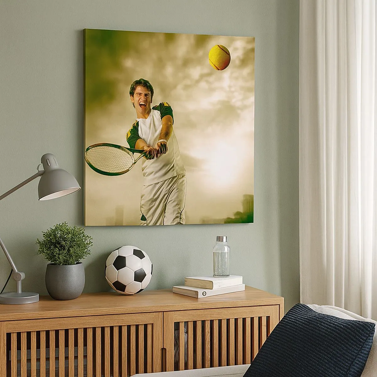 Impression sur toile - Image sur toile - Énergie et joie - 30x30 cm