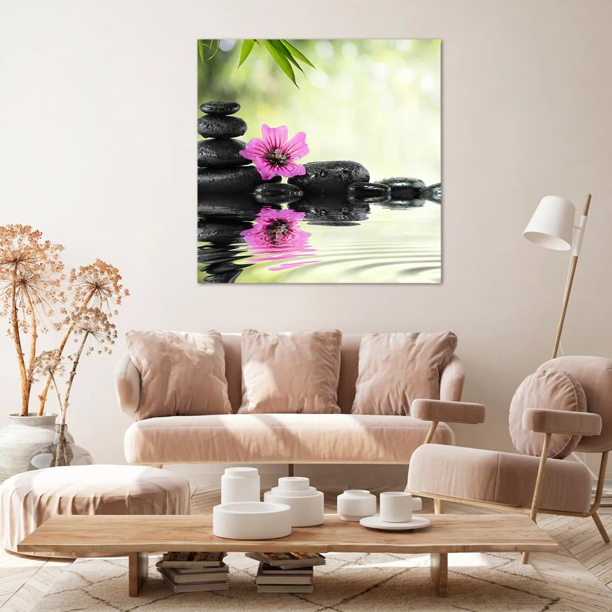 Impression sur toile - Image sur toile - Temps pour l'âme - 40x40 cm